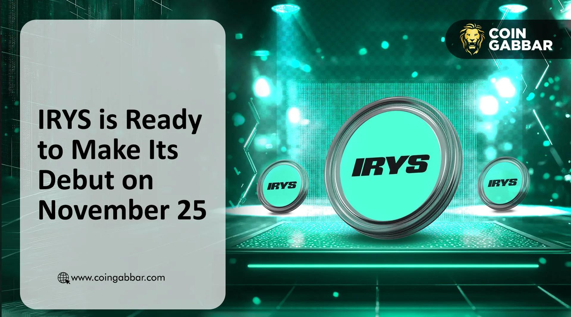 IRYS 代币即将上市，欢迎查看空投资格!