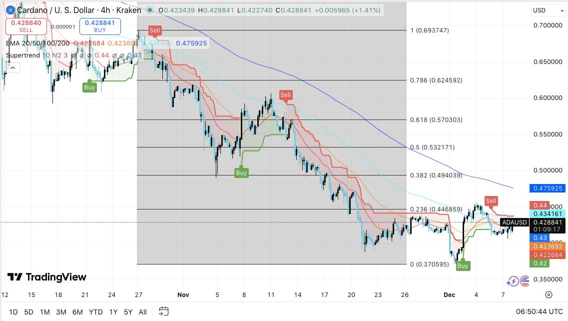 卡尔达诺价格走势预测:交易员密切关注关键价位,市场期待霍斯金森的“好日子”信号